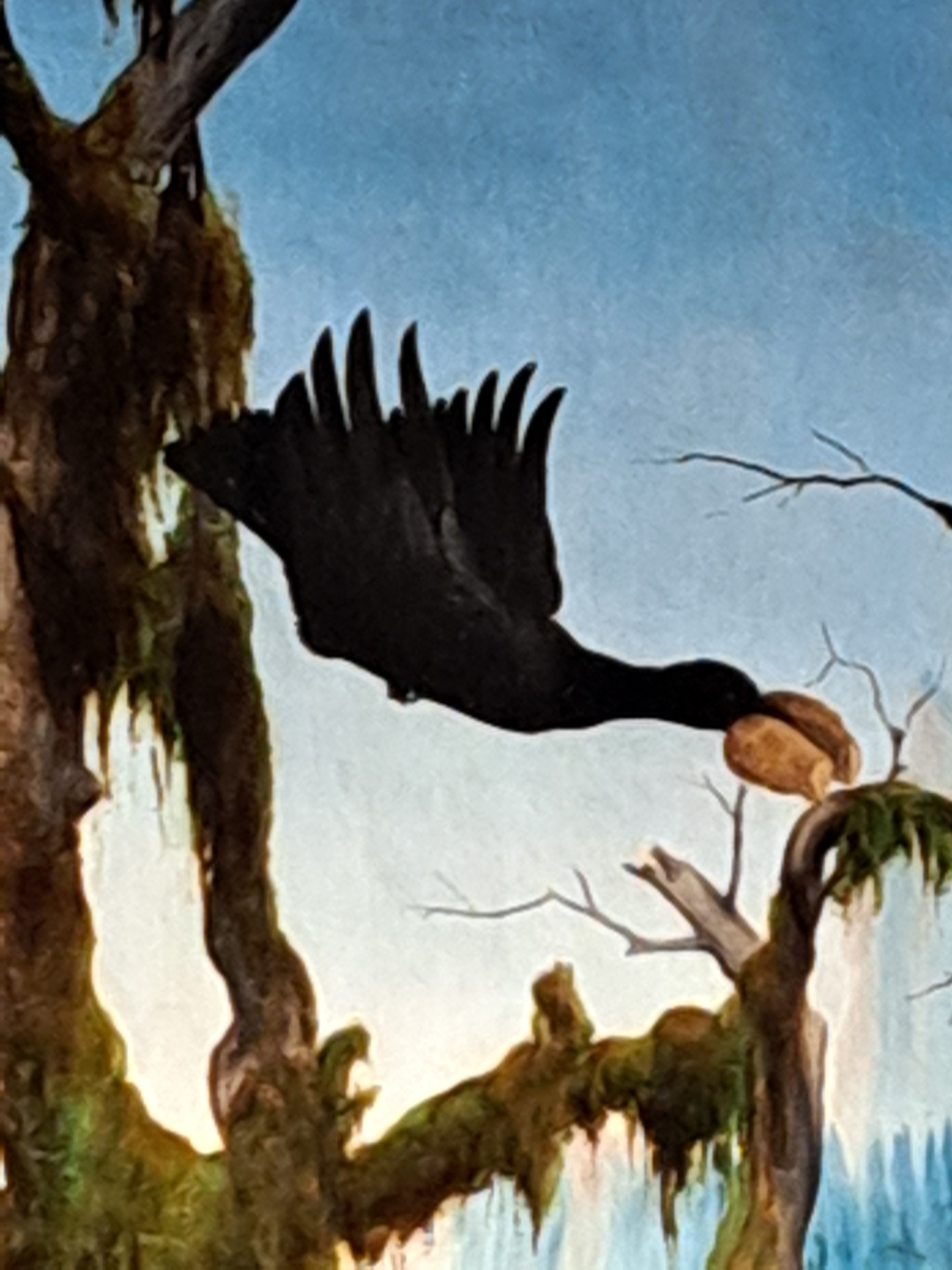 le corbeau qui apporte un pain entier